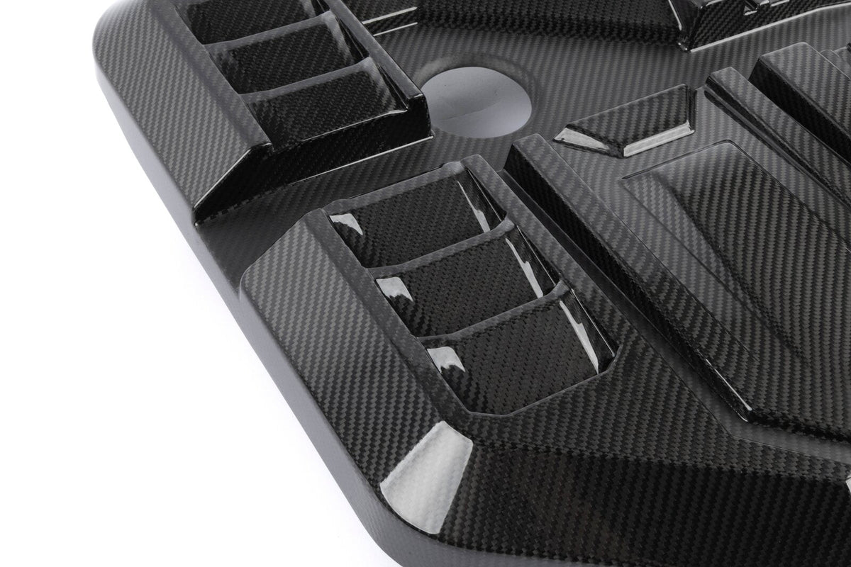 Dinan Gloss Carbon Fiber Engine Cover — BMW M2 G87 / M3 G80 / M4 G82/G83 (S58) D590-0005