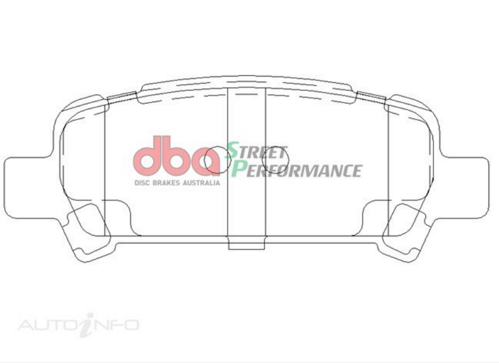 DBA SS Street Series OE Replacement Rear Brake Pads image 2