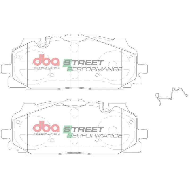 DBA SP Street Performance Brake Pads - Audi RS3/RS4/RS5 and Other Compatible Models, Front - DB15030SP
