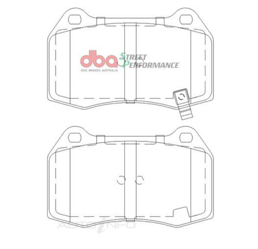 DBA SP Street Performance Front Brake Pads image 2