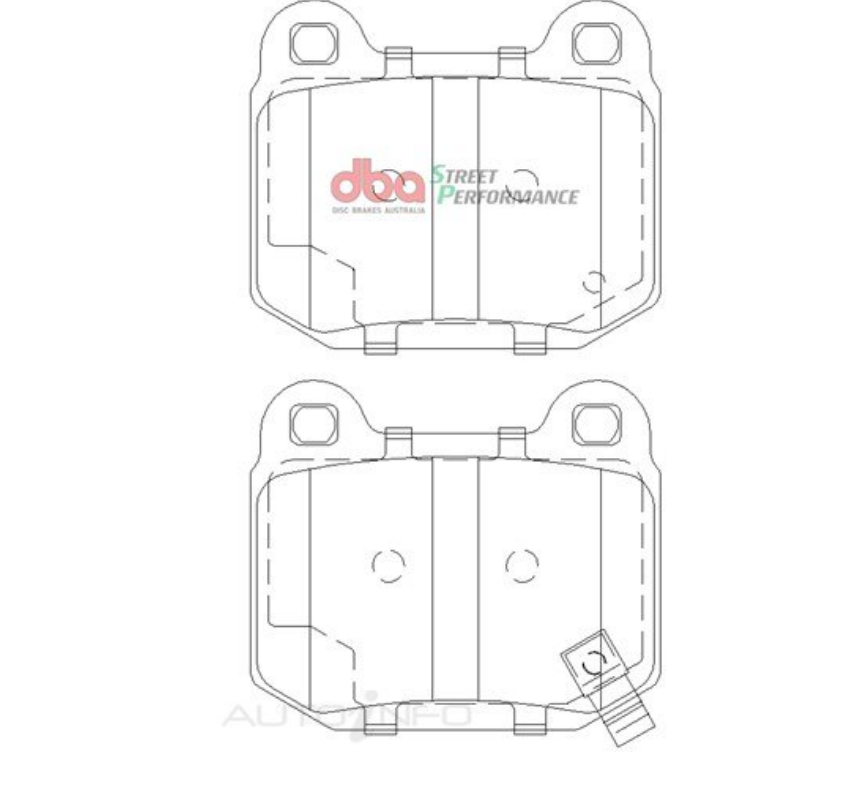 DBA XP Xtreme Performance Rear Brake Pads image 2