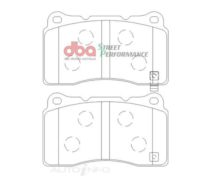 DBA SS Street Series OE Replacement Front Brake Pads image 2