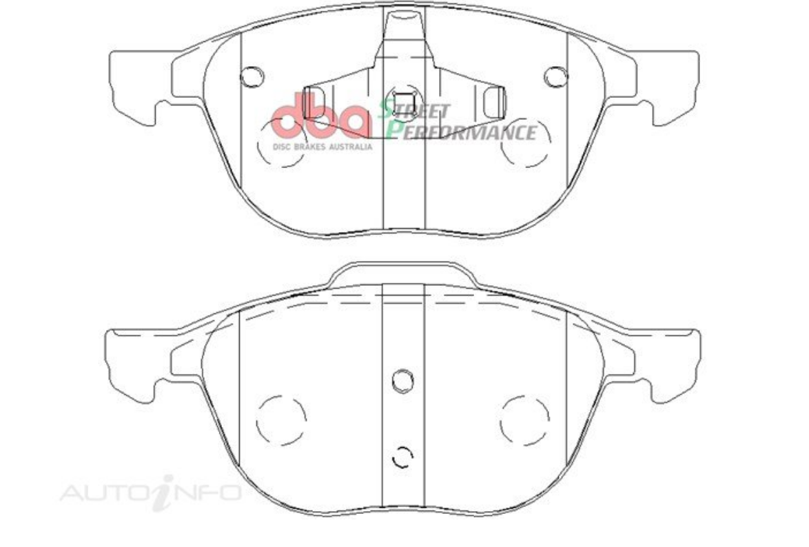 DBA SP Street Performance Front Brake Pads image 2