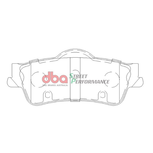 DBA SP Street Performance Rear Brake Pads image 2