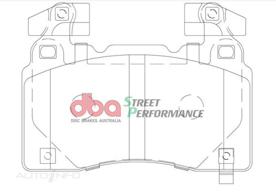DBA SP Street Performance Front Brake Pads image 2