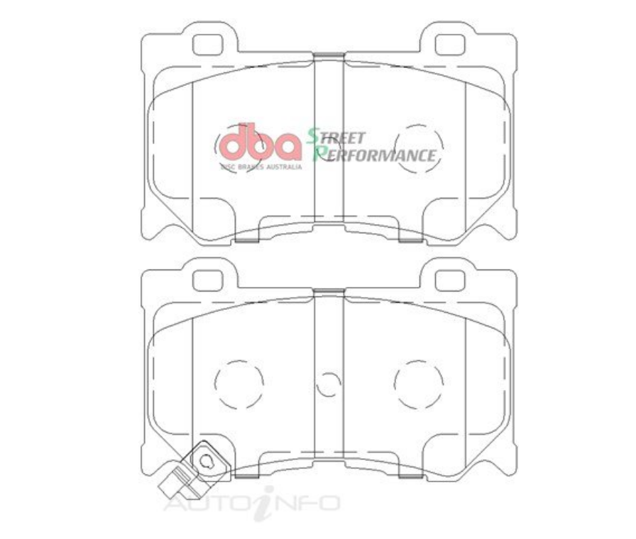 DBA SP Street Performance Front Brake Pads image 2