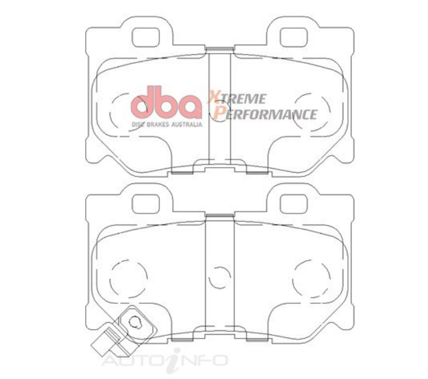 DBA SS Street Series OE Replacement Rear Brake Pads image 2