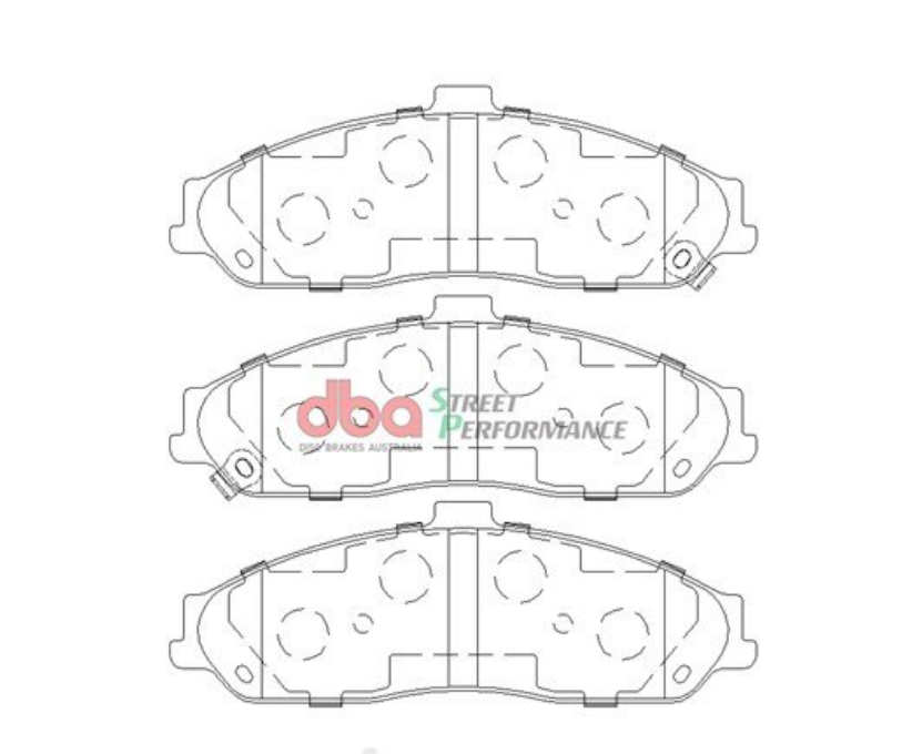 DBA SP Street Performance Front Brake Pads image 2
