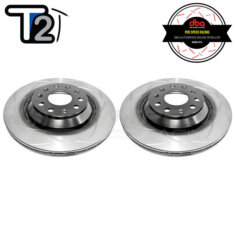 DBA T2 Street Slotted Rear Rotors - Pair 310x22mm - DBA2809S
