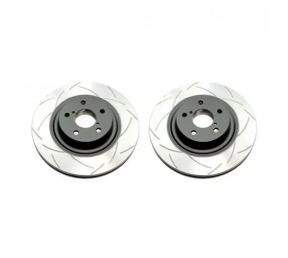 DBA T2 Street Slotted Rotors PAIR - Audi/VW 340 mm Front Brake Applications - DBA2830S