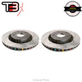 DBA T3 4000 Series Slotted Rear Rotors PAIR - Ford Fiesta XR4 WQ 07-08/ST WZ 13-18 DBA42109S 