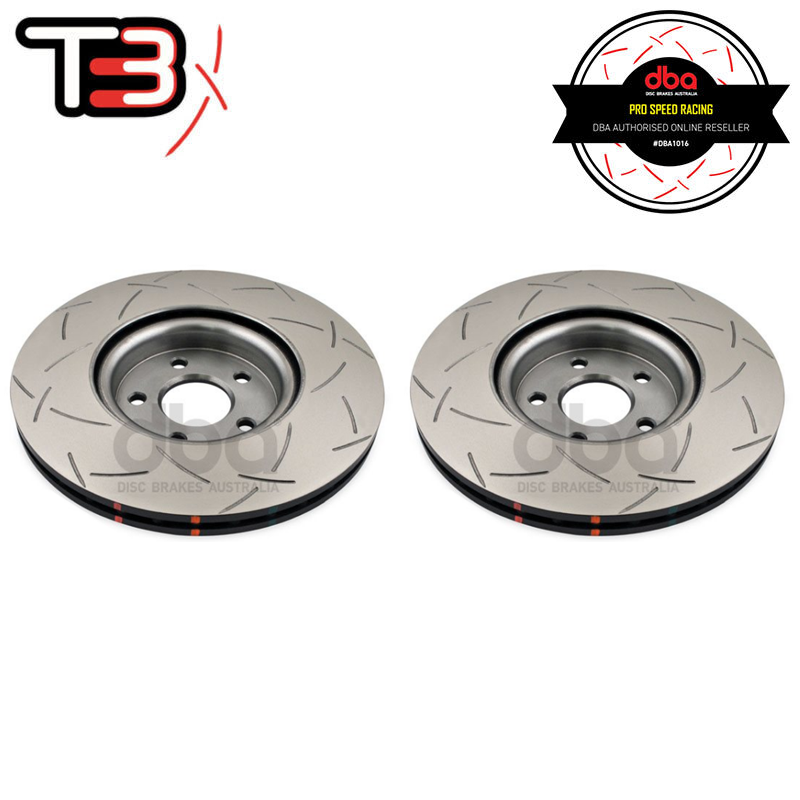 DBA T3 4000 Slotted Rotors PAIR DBA42120S image 2