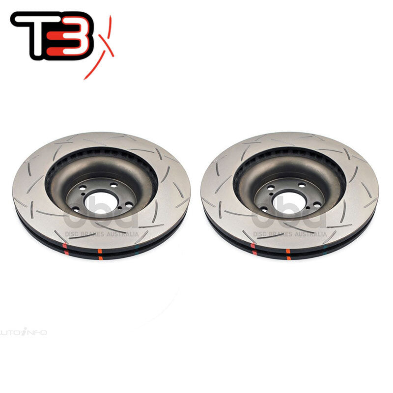 DBA T3 4000 Slotted Rotors PAIR image 2