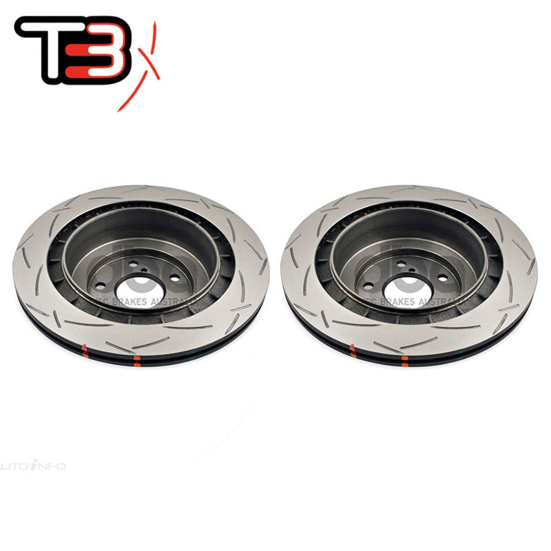 DBA T3 4000 Slotted Rotors PAIR image 2