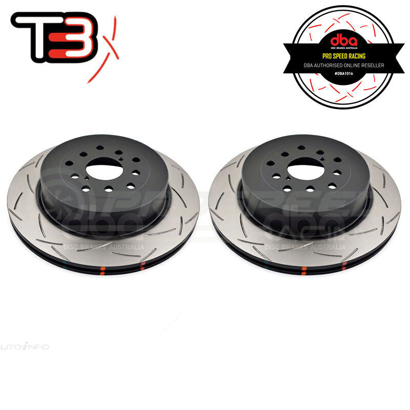 DBA T3 4000 Slotted Rotors PAIR image 1