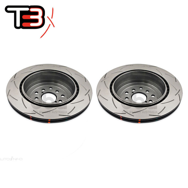 DBA T3 4000 Slotted Rotors PAIR image 2