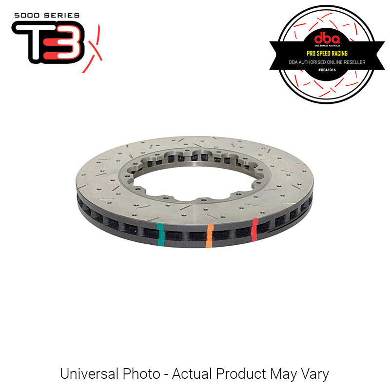 DBA T3 5000XD 2-Piece Drilled Right Rotor Ring SINGLE image 1