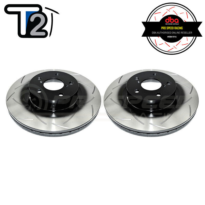 DBA T2 Street Slotted Rotors PAIR image 1