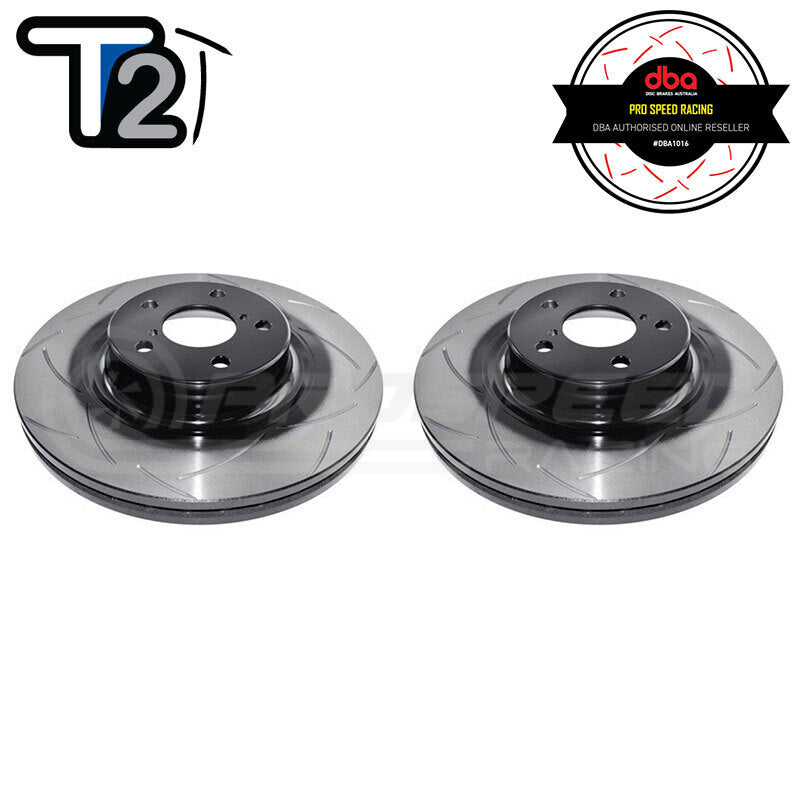 DBA T2 Street Slotted Rotors PAIR image 1