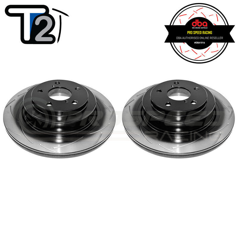 DBA T2 Street Slotted Rotors PAIR image 1