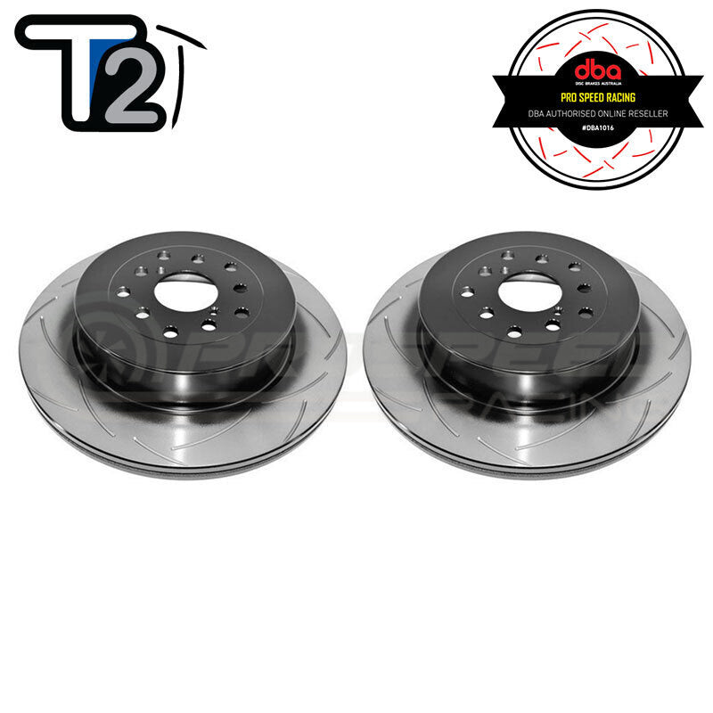 DBA T2 Street Slotted Rotors PAIR image 1