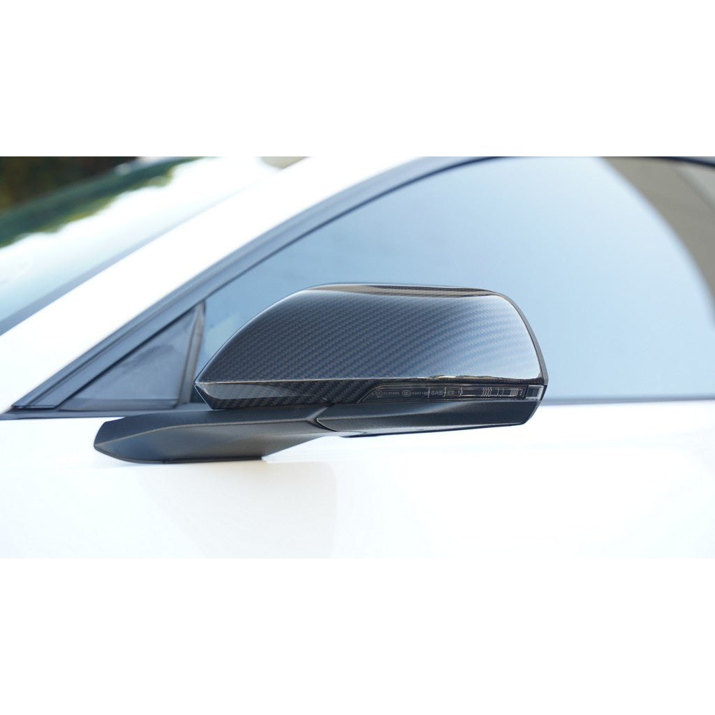 APR Performance Carbon Fibre Replacement Mirrors w/Turn Signals image 3
