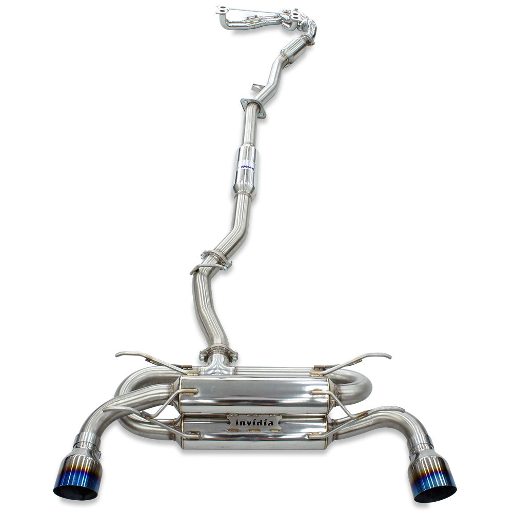 Invidia R400 70mm Engine Back Exhaust w/PSR Unequal Headers image 2