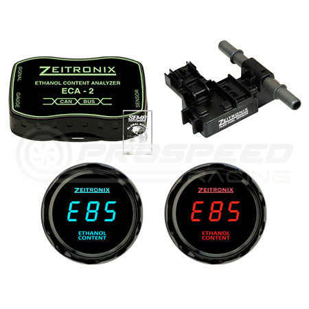 Zeitronix ECA 2 CAN Bus Ethanol Content Analyzer Kit w/Sensor and Gauge