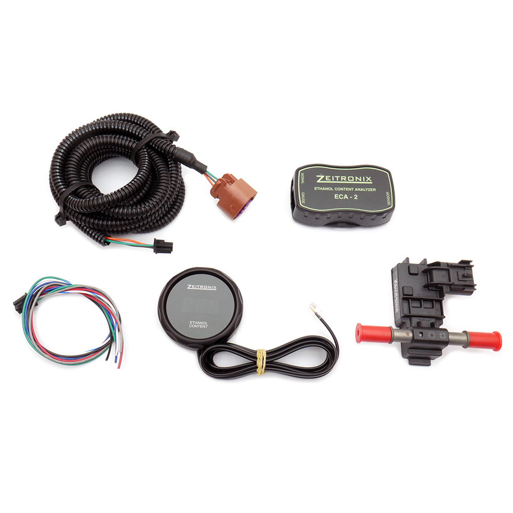 Zeitronix Plug and Play ECA 2 Ethanol Content Analyzer Kit w/Gauge