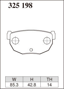 Dixcel ES Type Brake Pads image 2