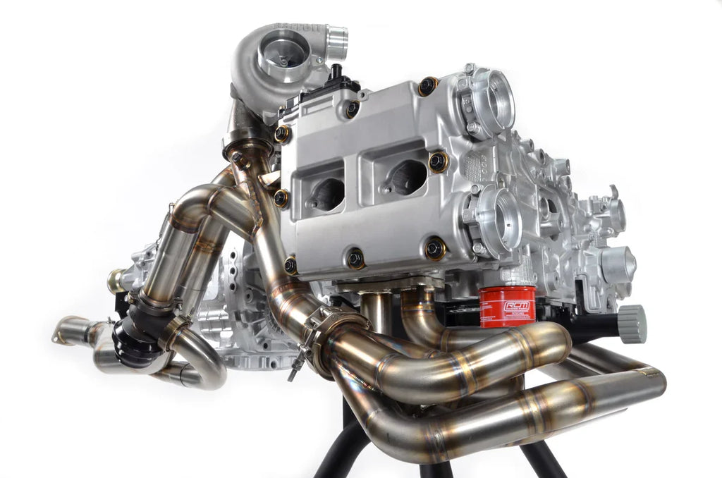Roger Clark Motorsport Rotated V-Band Turbo Up Pipe & Down Pipe Kit - Precision Turbo Fitment