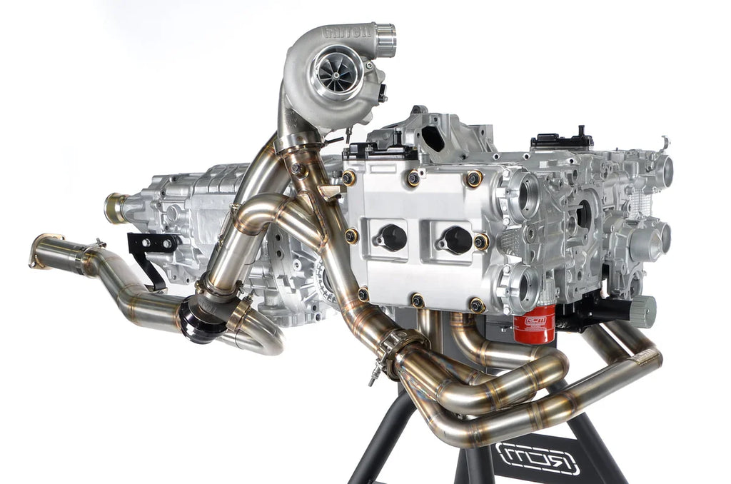 Roger Clark Motorsport Rotated V-Band Turbo Up Pipe & Down Pipe Kit - Garrett Turbo Fitment