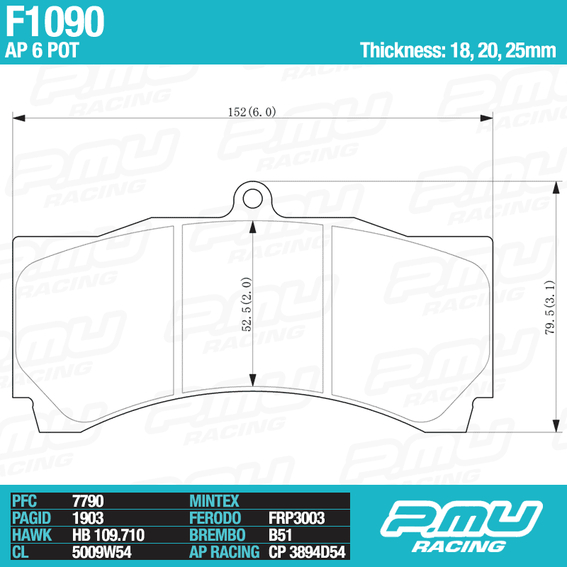Project Mu Club Racer RC09 Brake Pads