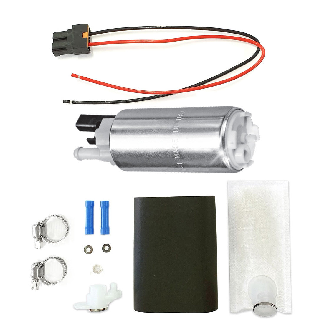 Walbro GSS351 350 LPH High-Performance Fuel Pump Offset Inlet - Universal