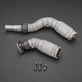 VCTR Performance BMW M2/M3/M4 F8X S55 High Flow Catted Downpipe Kit | Heat Shield