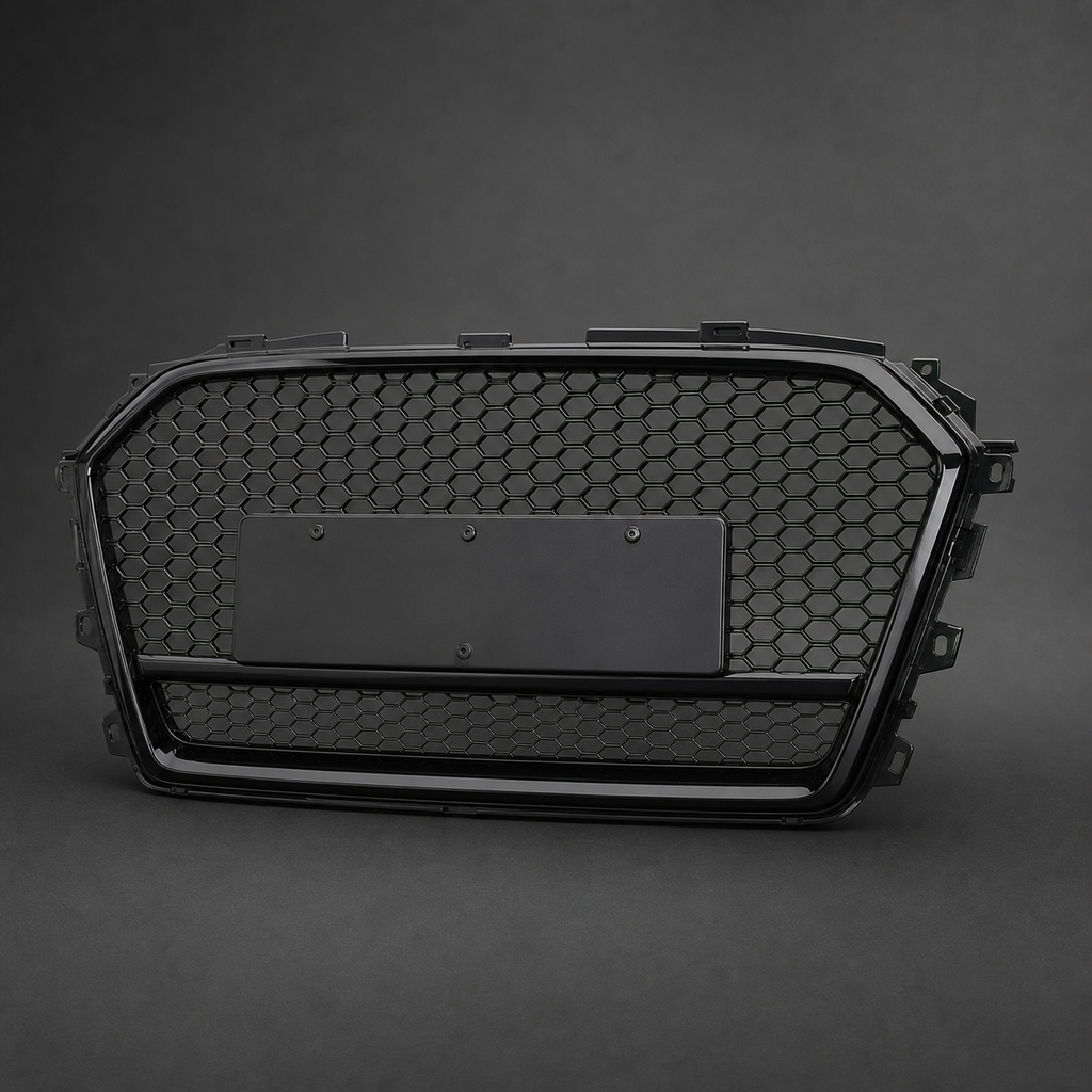 VCTR Performance Audi A3/S3 8V.5 RS3-Style Honeycomb Front Grille — Gloss Black