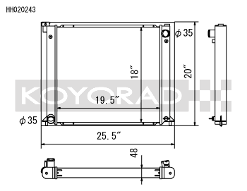Koyorad Aluminium Racing Radiator image 2