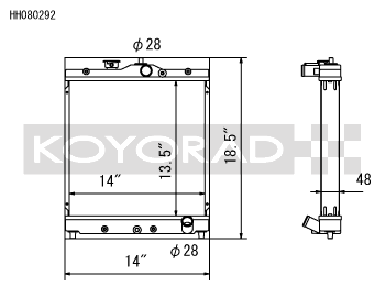 Koyorad Aluminium Racing Radiator image 2