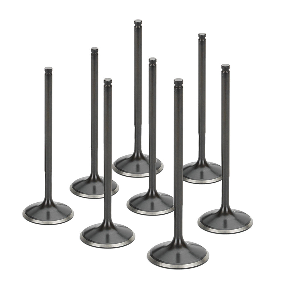 Supertech Black Nitrided Intake Valve Set of 8 - 34mm STD image 1