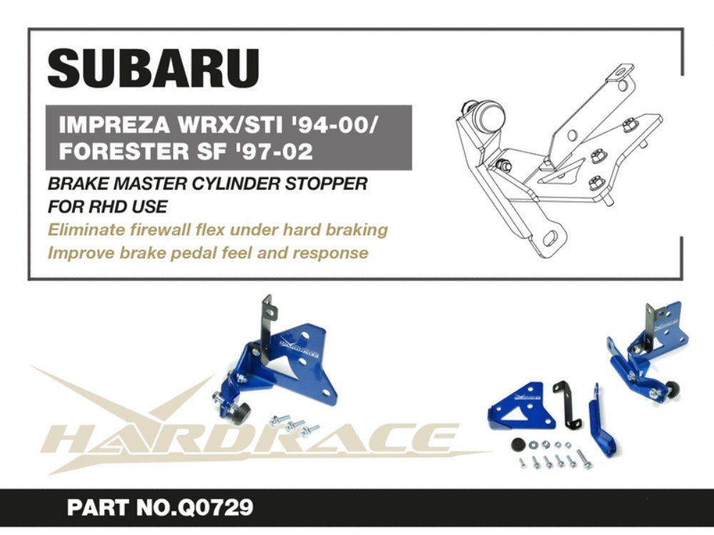 HardRace Brake Master Cylinder Stopper BLUE image 3