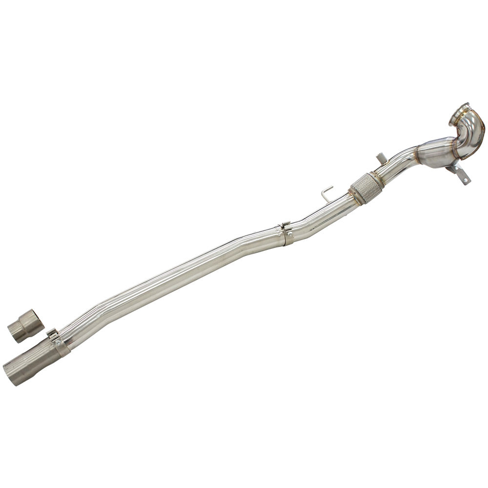 Invidia Down Pipe w/High Flow Cat - Audi S3 8V / VW Golf R Mk7 - HS14AS3DPC