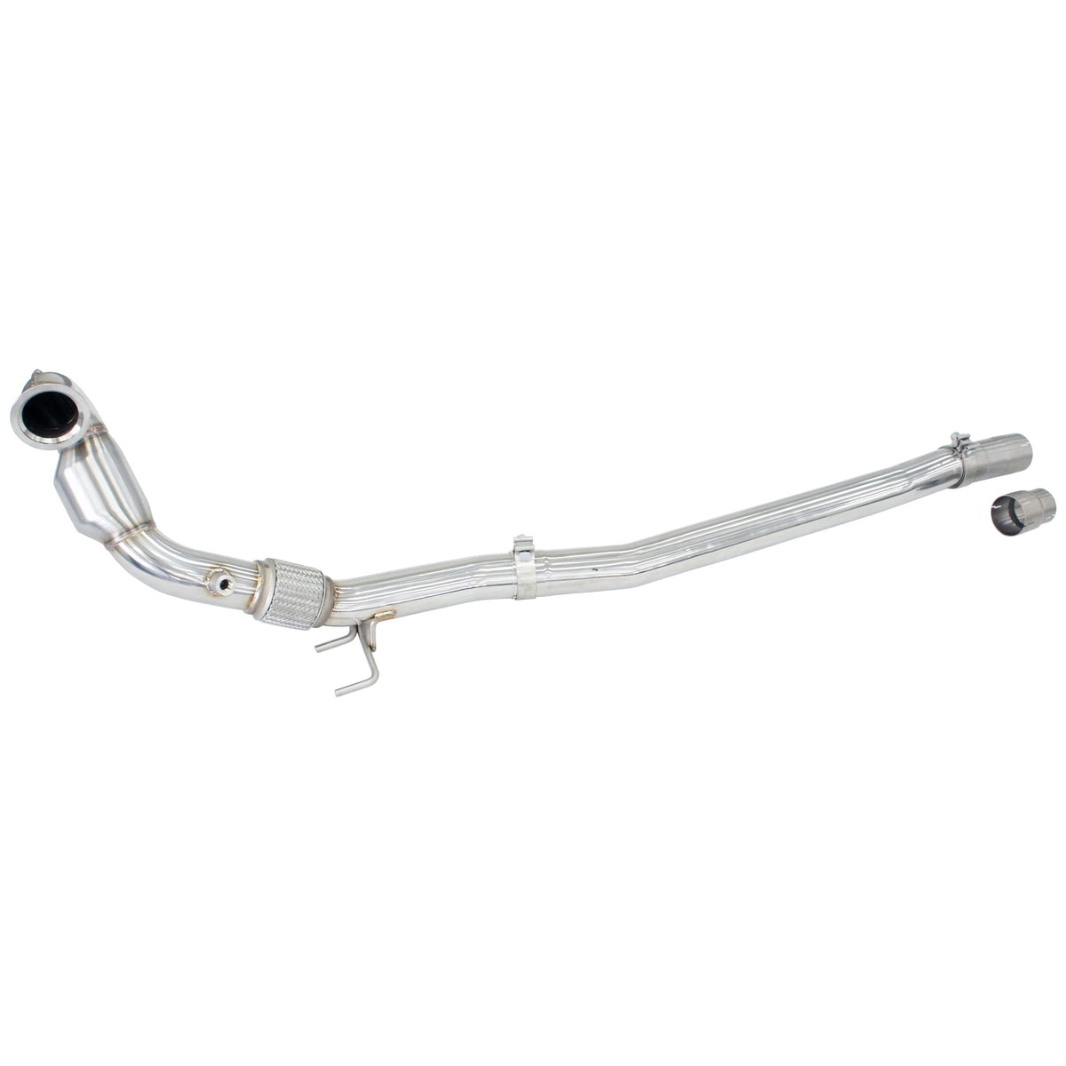 Invidia Down Pipe w/High Flow Cat - Audi S3 8V / VW Golf R Mk7 - HS14AS3DPC