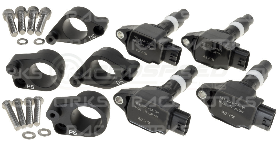 Raceworks Ignition Coil Conversion Kit w/Hitachi R35 Coils image 1