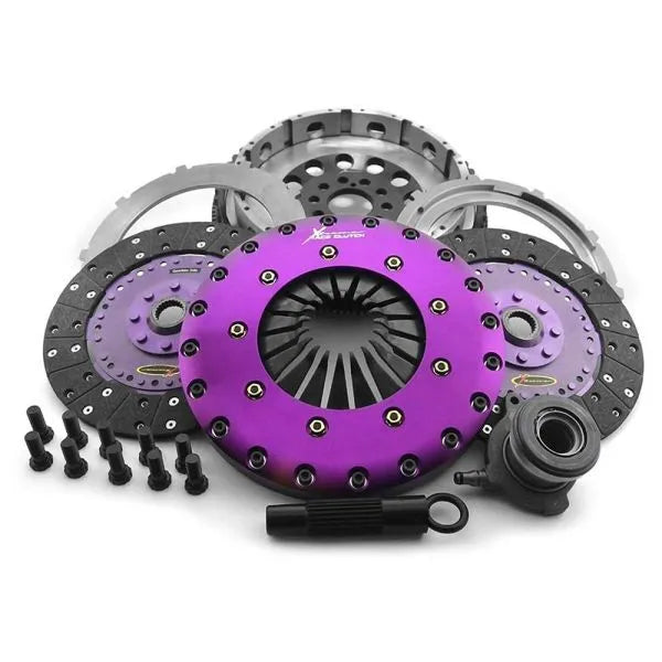 Xtreme 230mm Twin Plate Solid Organic Clutch Kit incl. SMF BMW 135i E82, E88/335i E90, E92, E93 (N54 8 Bolt Crank) KBM23595-2G