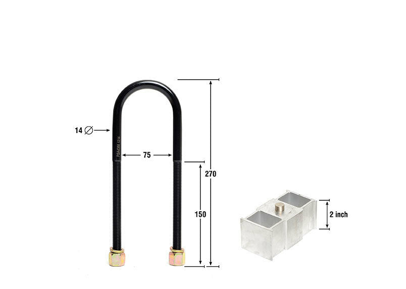 Whiteline Lowering Block Kit 2.0"