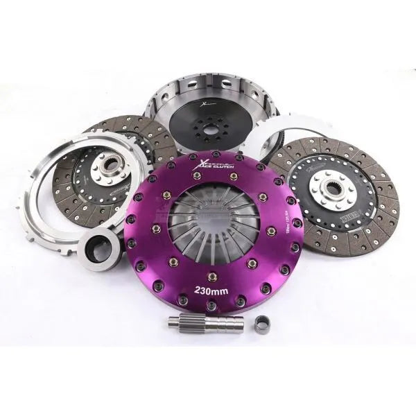 Xtreme 230mm Twin Plate Sprung Organic Clutch Kit incl. SMF & CSC - KVW23698-2A