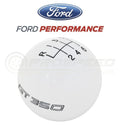 Ford Performance GT350 Shift Knob White - Ford Mustang GT/Ecoboost 15-21 M-7213-M8SW 