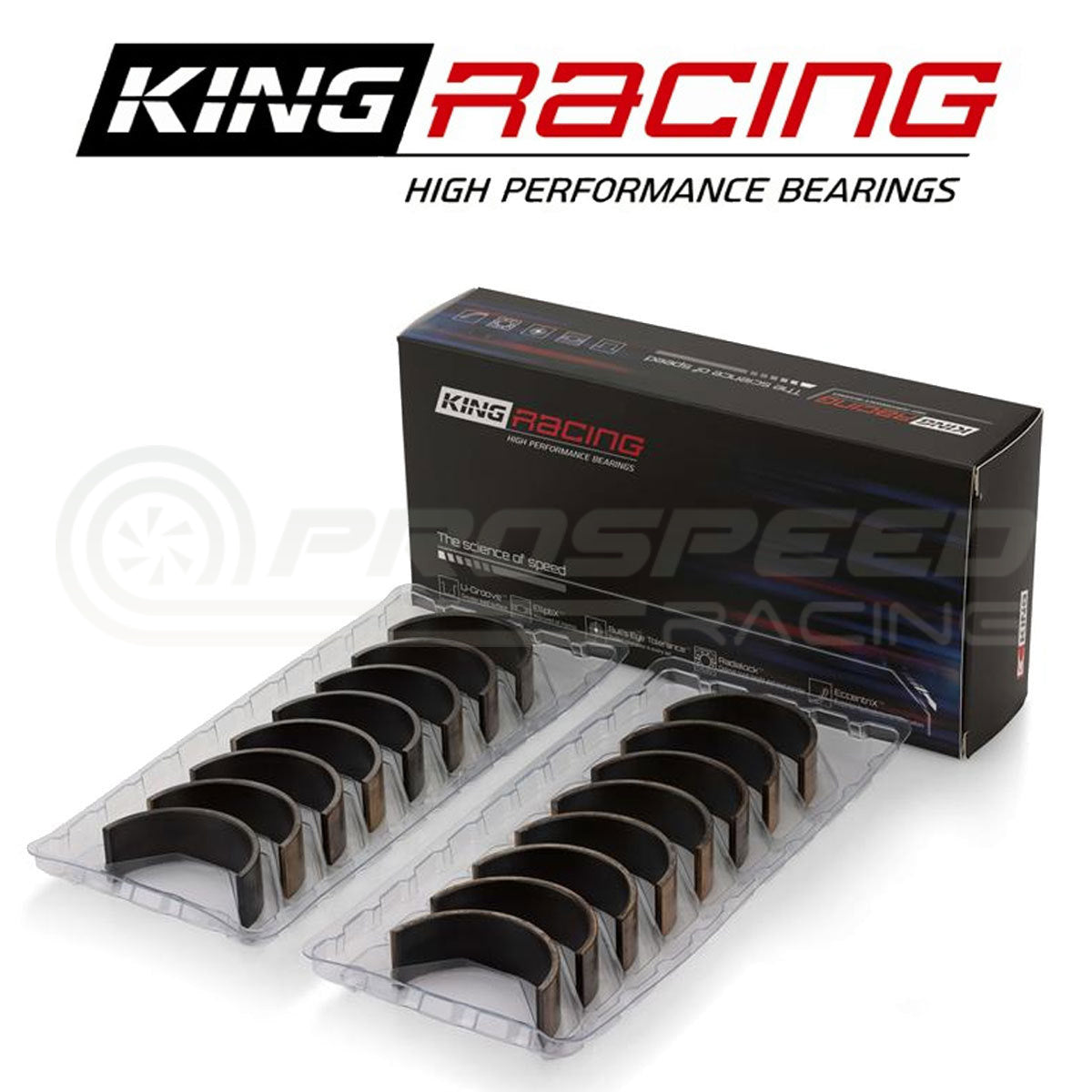 King Racing Main Bearings XP Tri-Metal image 3