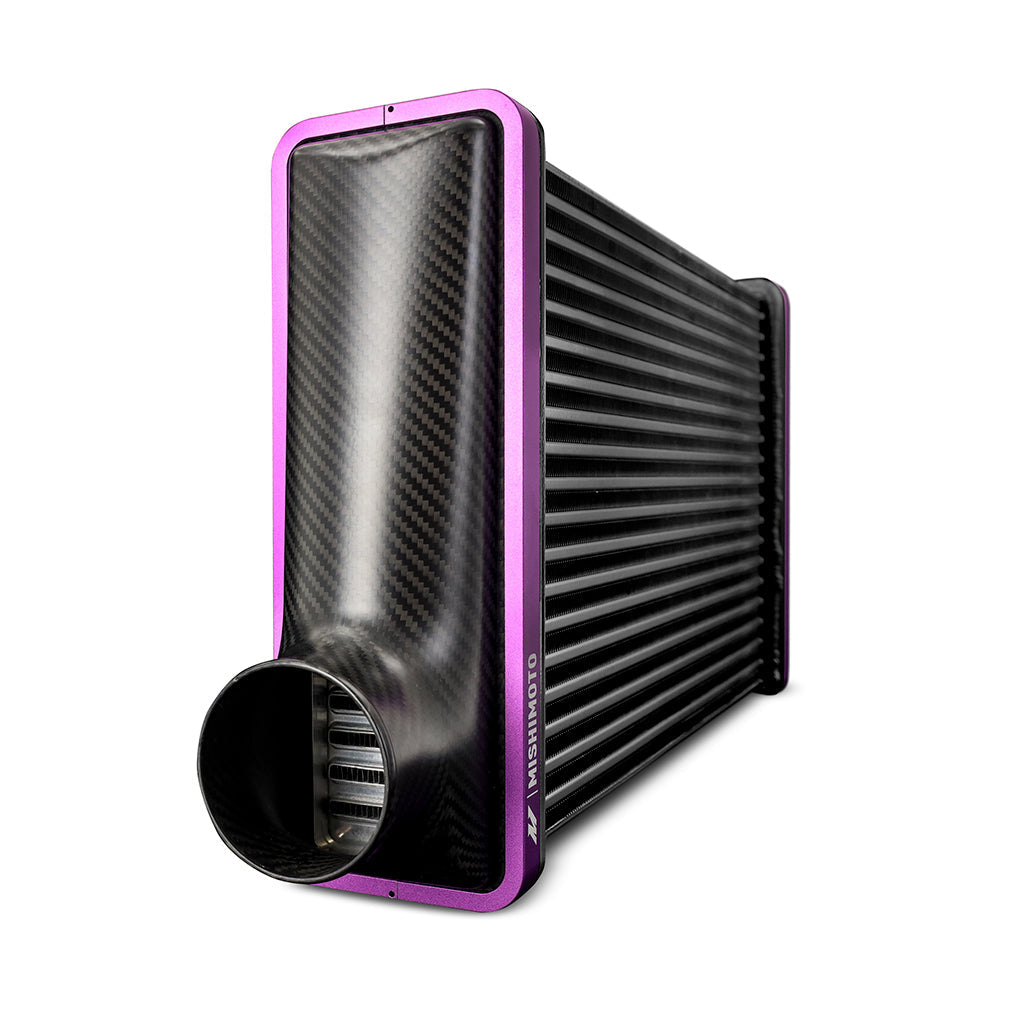 Mishimoto Universal Carbon Fibre Intercooler - 450mm Offset Core