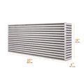 Mishimoto Universal Air-to-Air Race Intercooler Core - 22.00" x 10.00" x 4.00"